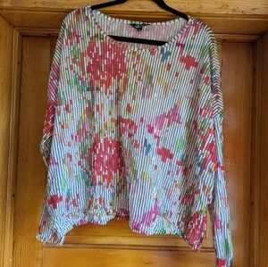 Colorful Striped Women's Top